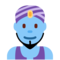 Man Genie emoji on Twitter